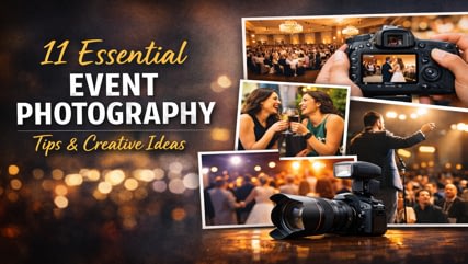 11 Essential Tips & Ideas for perfect event photography Shots